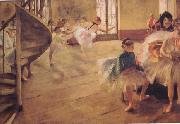 Edgar Degas The Rehearsal (nn03) oil on canvas